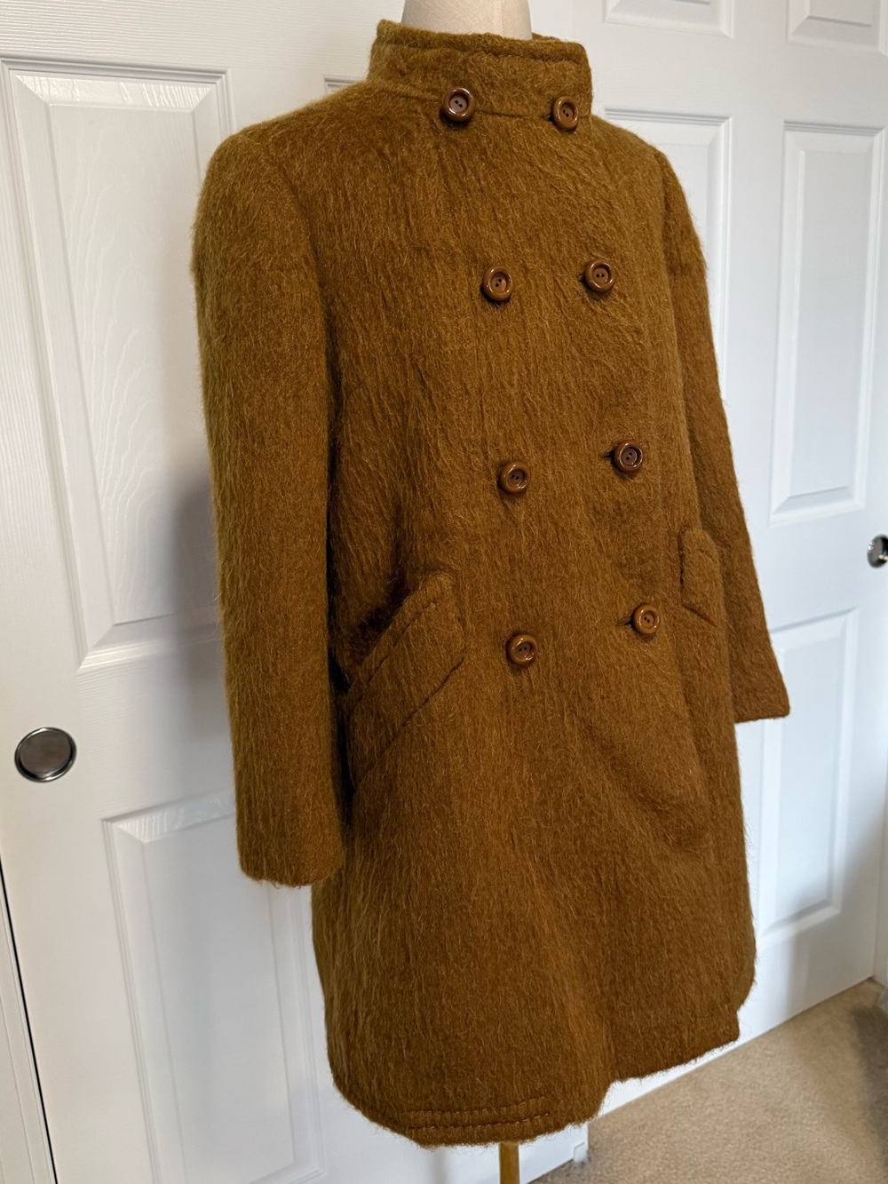True 60s Mod Vintage Original Hammerer 100% Wool Coat -Made in Austria | Size 10